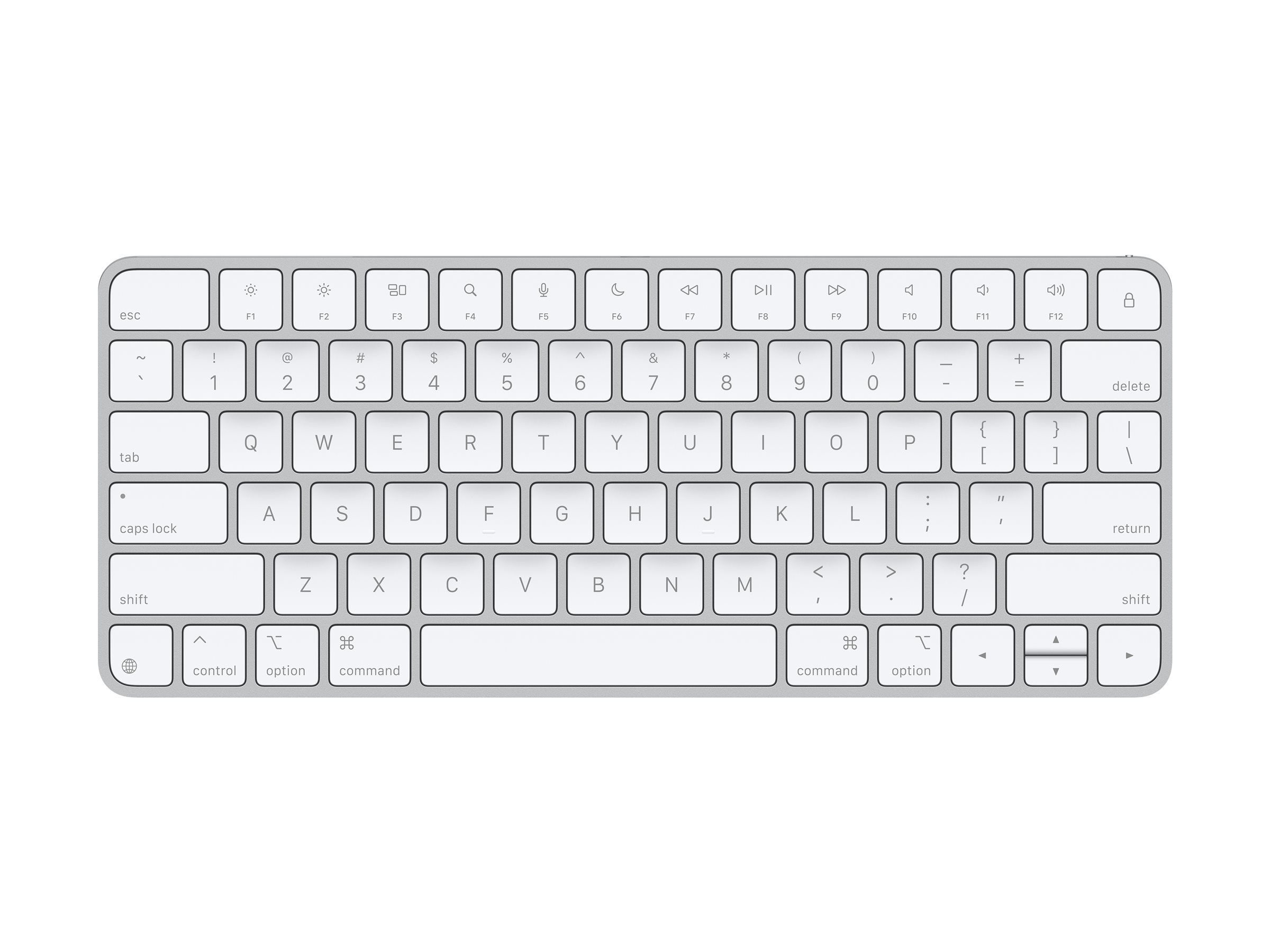 Apple Magic Keyboard MXCL3LB/A Bluetooth USB-C QWERTY US-Englisch Weiß