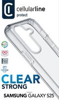 Cellularline Clear Strong Case für Samsung S25 (CLEARDUOGALS25T)