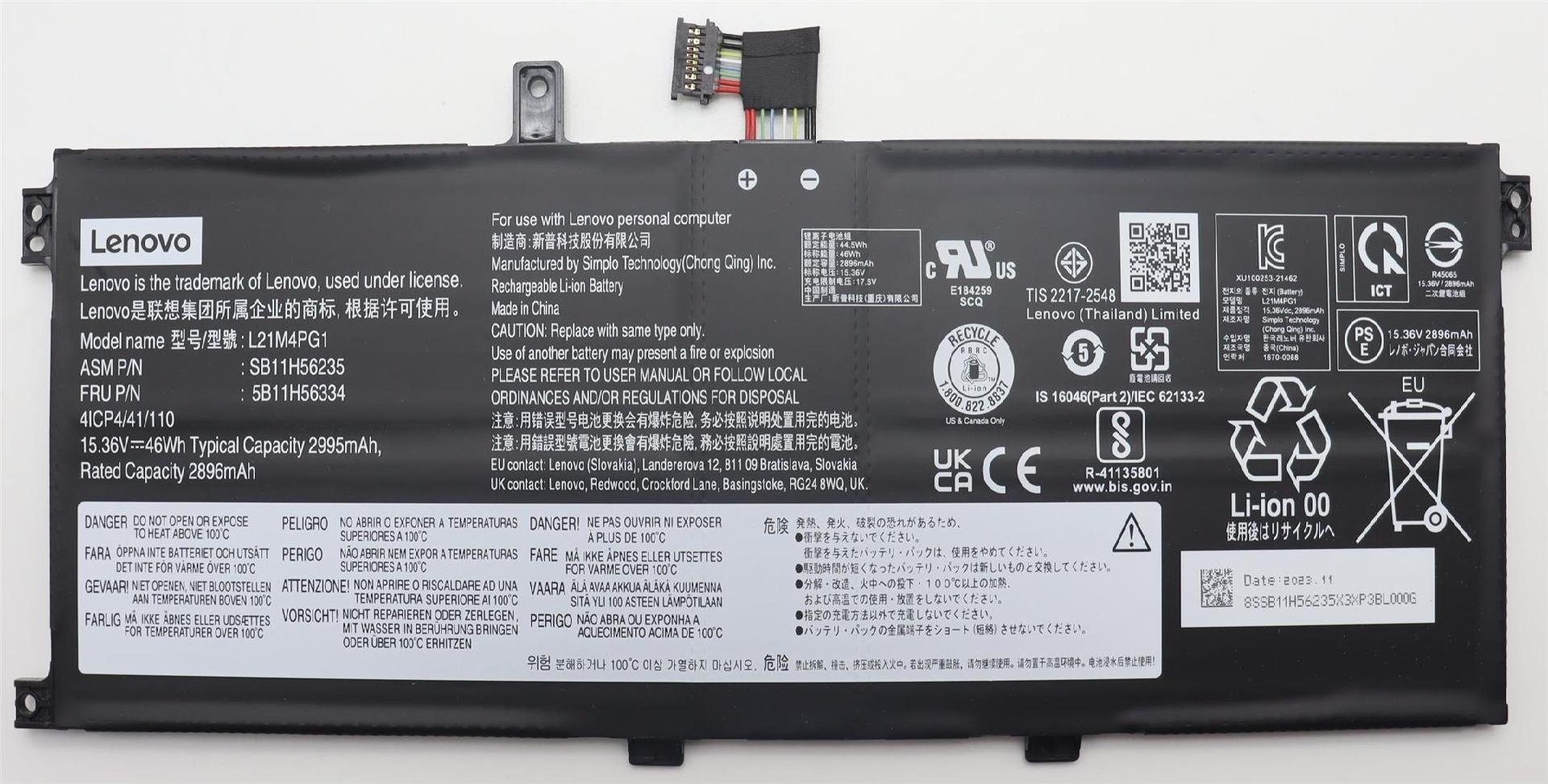 Lenovo BATTERY (5B11H56334)