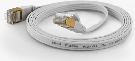 Wantec 7011 F/UTP (FTP) Weiß 10m Cat6a Netzwerkkabel (7011)