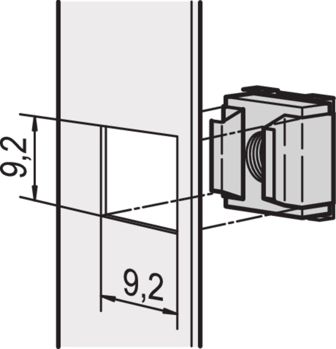 SCHROFF KAEFIGMUTTERN M5 50STK (21100215)