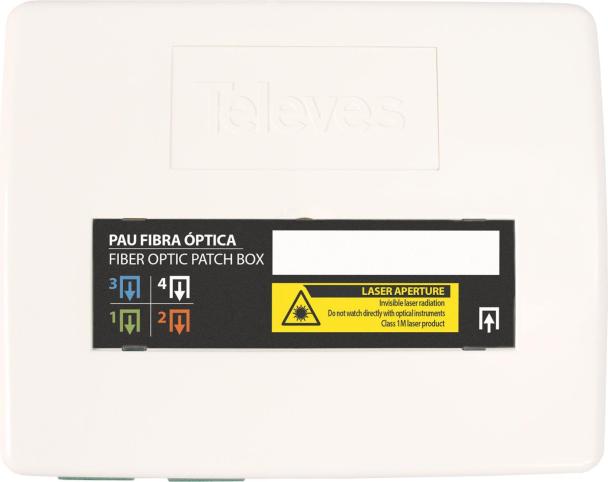 Televes Deutschland GmbH Optische Box bis zu 4 Ausgänge OB4 (231502)