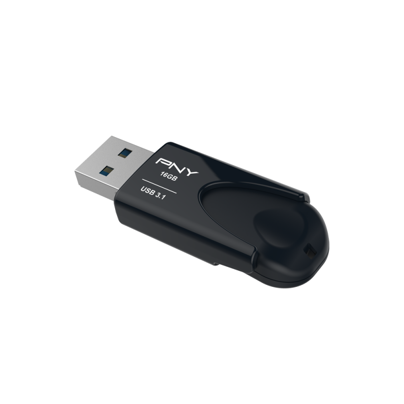 PNY Attache 4 3.1 USB-Stick 16 GB USB Typ-A 3.1 (3.1 Gen 1) Schwarz (FD16GATT431KK-EF)