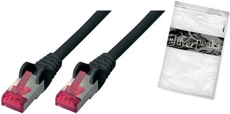 shiverpeaks BS75711-A0.25S Netzwerkkabel 0,25 m Cat6a S/FTP (S-STP) Schwarz (BS75711-A0,25S)