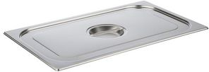 APS GN 1/6 Deckel (B)175 x (T)162 x (H)30 mm Edelstahl, ohne Löffelaussparung, spülmaschinengeeignet - 1 Stück (81695)
