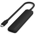 Satechi USB-C 6-in-1 Slim Multiport Adapter 4K Black (ST-P6SK)