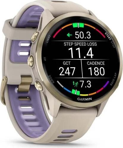 Garmin Forerunner 970 1,4" AMOLED Smartwatch Titan Soft Gold