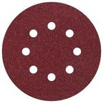 Wolfcraft 2259100 Exzenterschleifpapier-Set mit Klett, gelocht Körnung num 80, 120, 240 (Ø) 125 mm 25 St.