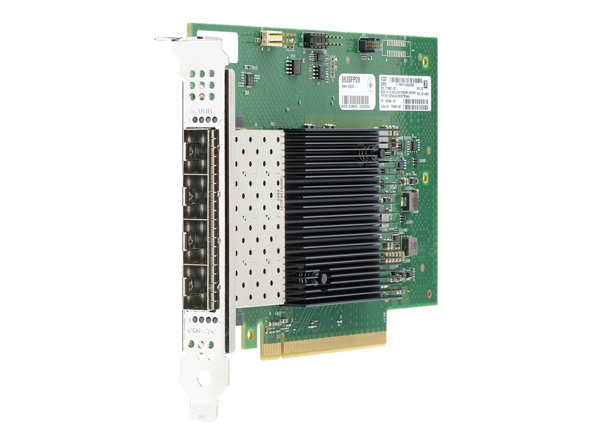 HPE Intel E810-XXVDA4 Netzwerkadapter 25 Gbps 4x SFP28 PCIe 4.0 x16