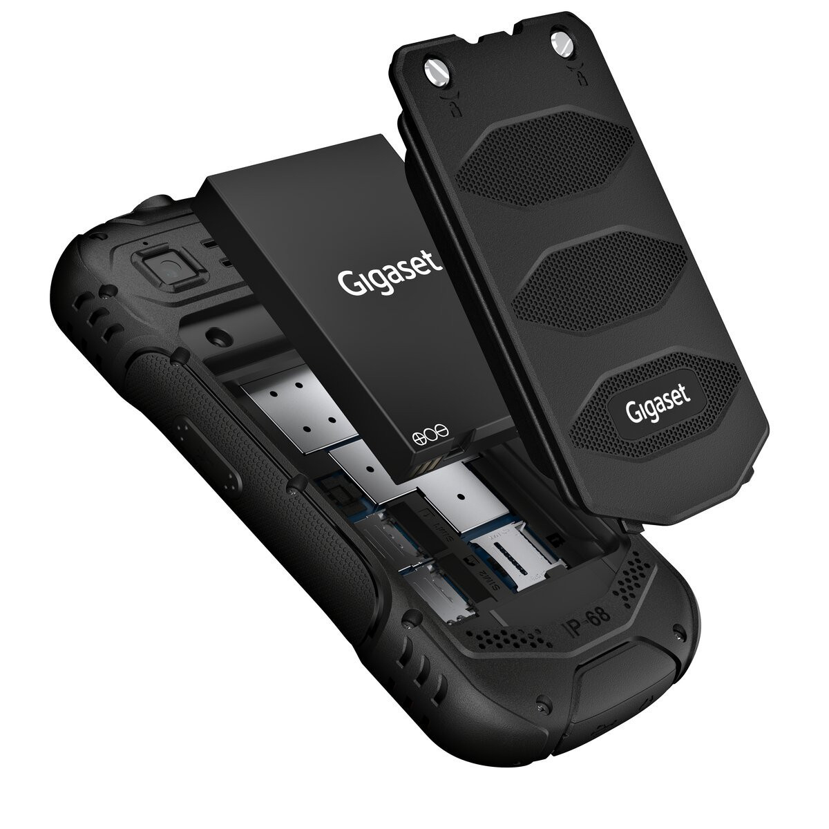 Gigaset GLX 8 Active 4G Feature Phone Dual-SIM 2,4" 2500 mAh Black Petrol