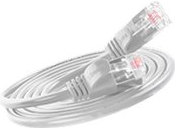 SLIM SL6 025 WS - Cat.6 SLIM-Light-Kabel, U/FTP, 0,25 m, weiß (PKW-LIGHT-STP-K6 0.25 WS)