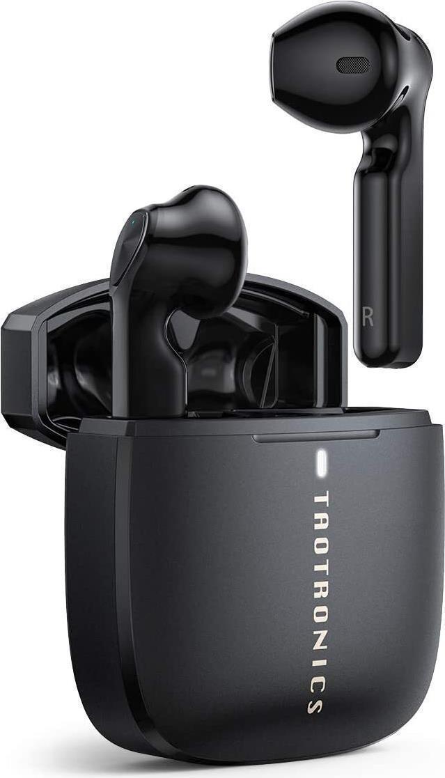 Taotronics TT-BH092 Bluetooth® HiFi In Ear Kopfhörer In Ear Headset, Lautstärkeregelung, Touch-Steuerung, Wasserabweisend Schwarz (TT-BH092)