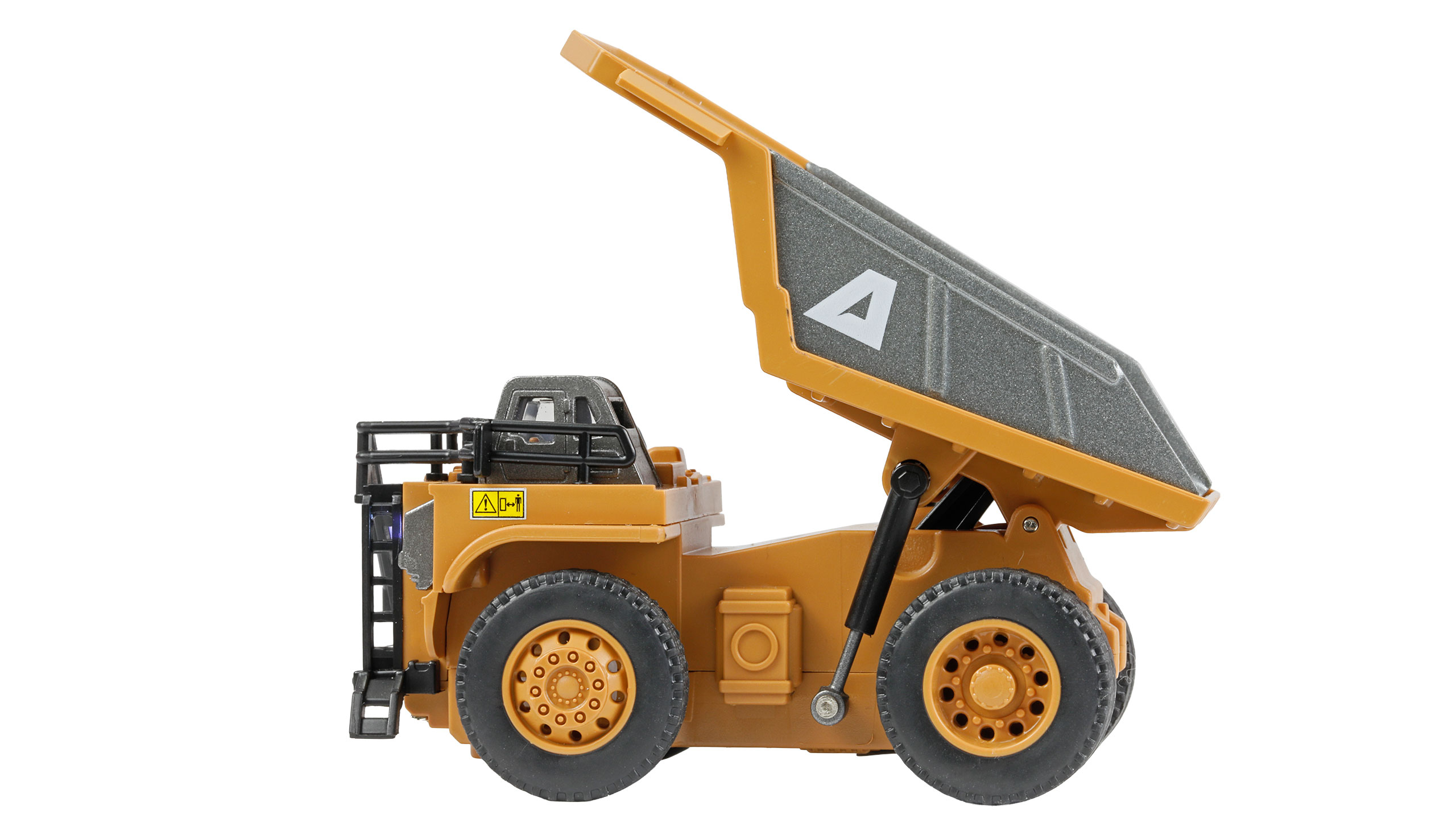 Amewi Mini-Kipper aus Metall 8-Kanal 1:64 RTR Grau, Gelb