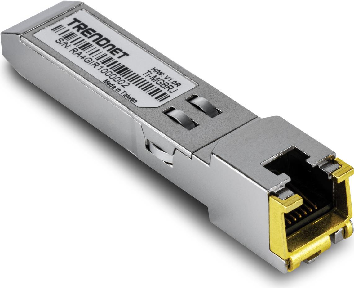 TRENDnet TI-MGBRJ 1000BASE-T Industrial SFP RJ45 Module (TI-MGBRJ)