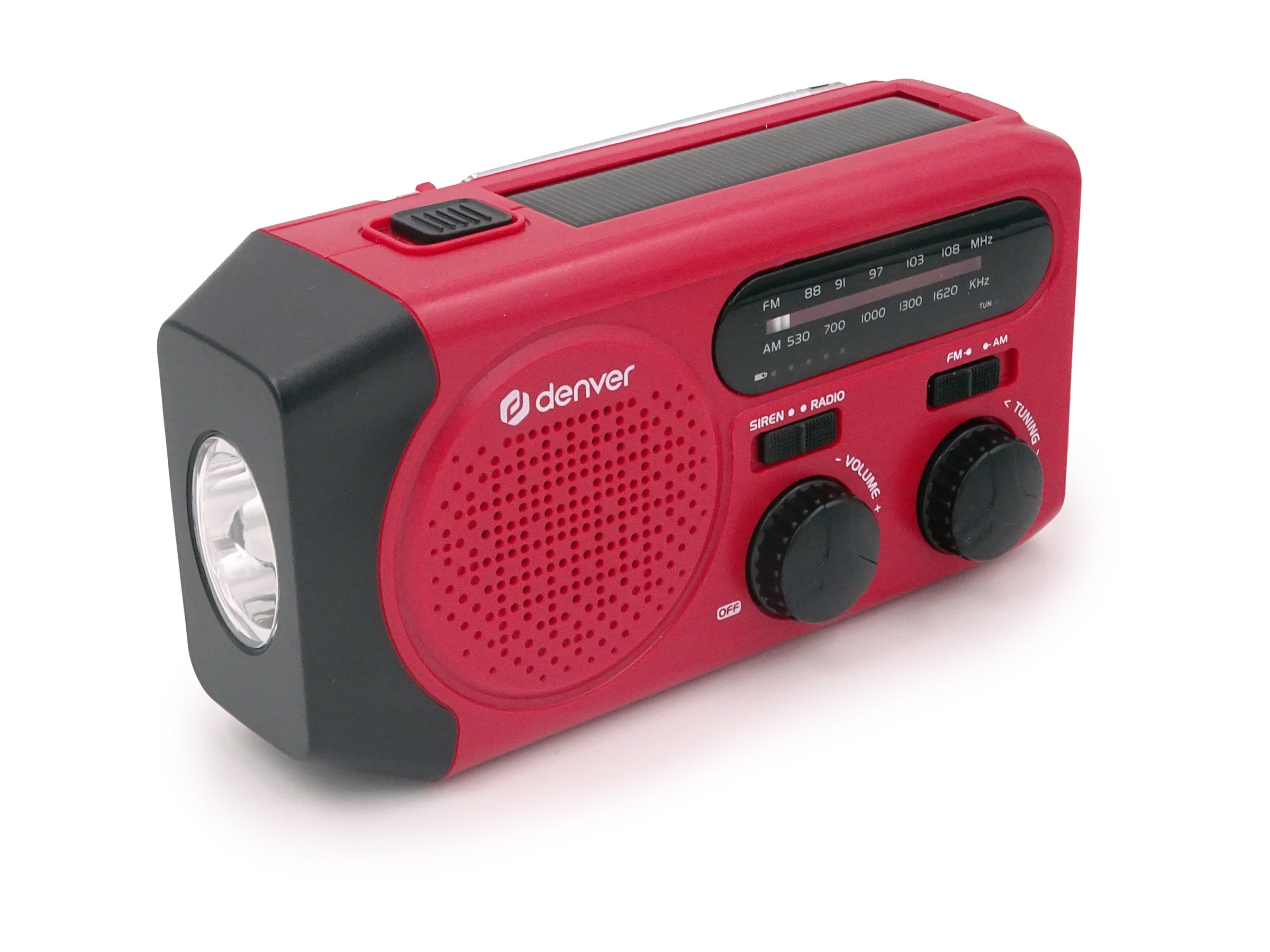 DENVER SCR-2010 Radio 2000 mAh Rot