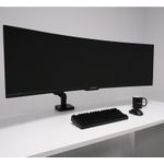 LC-Power LC-EQ-A49B Flachbildschirm-Tischhalterung 124,5 cm (49") Schwarz Tisch/Bank (LC-EQ-A49B) (geöffnet)