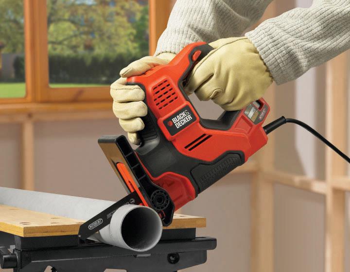 Black & Decker Scorpion RS890K-QS Säbelsäge 23 mm 500 W Schwarz