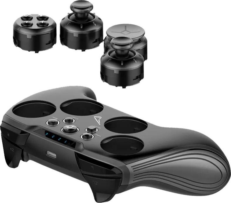 Steelplay Wireless Controller für Nintendo Switch, kabellos, Schwarz/Blau/Rot