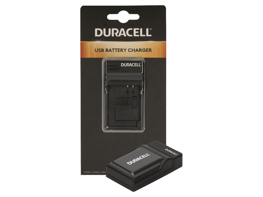 Duracell DRS5961 USB-Batterieladegerät für Sony NP-F550/NP-FM500H/NP-FM50 Schwarz