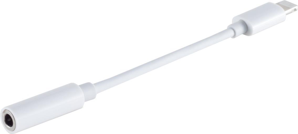 shiverpeaks ®-BASIC-S--Adapter-8-PinStecker auf 3,5mm Audio Buchse, weiß (BS14-05014)