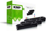 KMP H-T215VX Toner Kombi-Pack ersetzt HP HP 201X (CF401X, CF403X, CF402X) Cyan, Magenta, Gelb Kompatibel Toner Kombi-Pack (2536,3030)
