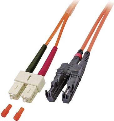 EFB-Elektronik Duplex Jumper SC-E2000¬ 50/125µ, OM2, LSZH, orange, 3.0mm, 5m Hersteller: EFB Elektronik (O0949.5)