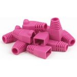 DSIT DANICOM RJ45 Tule Rosa - 10 Stück (DC-RJ45-BOOT-PINK-10PCE)
