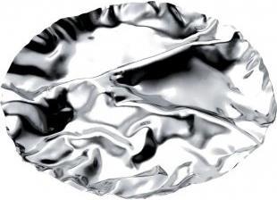 Alessi LC14 Antipastiplatt 4 Abteilungen, Edelstahl 18/10 glänzend poliert (LC14)