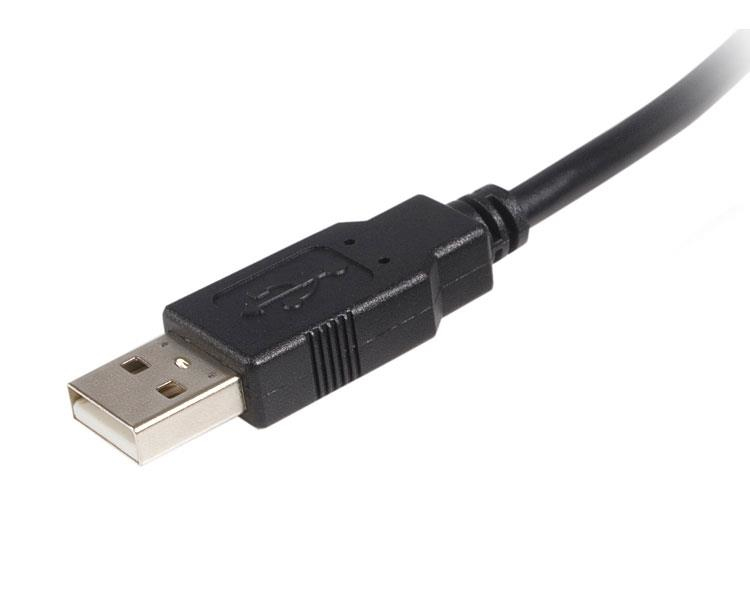 StarTech.com USB 2.0 Kabel A auf B 1 m Schwarz