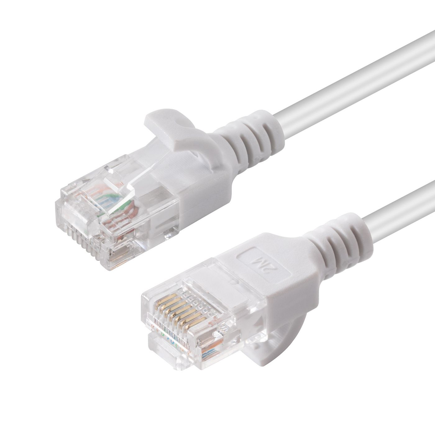 MicroConnect V-UTP6A0025W-SLIM Netzwerkkabel 0,25 m Cat6a U/UTP Weiß