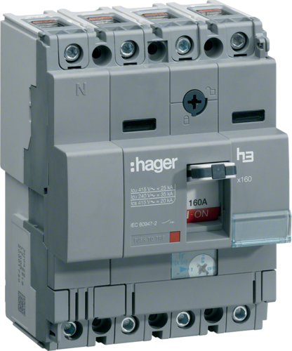 Hager Leistungsschalter X160 4P 25kA 40A HHA041H (HHA041H)