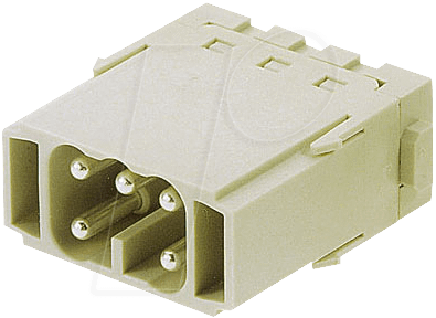 HARTING HAN 005 2616 - ES-Modul-Stifteinsatz, 5-pol., 16A (09 14 005 2616)