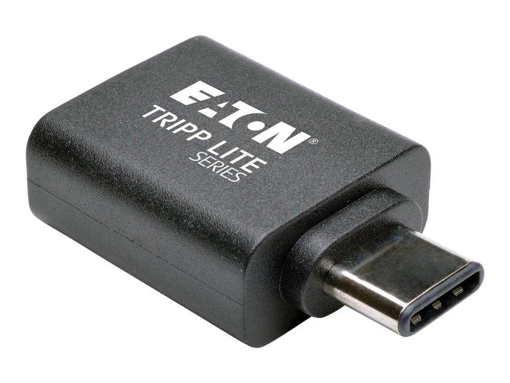 Tripp Lite USB-C-auf-USB-A-Adapter (Stecker/Buchse), USB 3.1 Gen 1, 5 Gbit/s, Schwarz