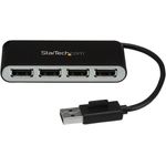StarTech.com 4-Port Portable USB 2.0 Hub with Built-in Cable (ST4200MINI2)