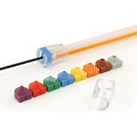 Lightwin Geteilte Einzelzugabdichtung für versch. Kabeldurchmesser, für 10mm Rohre FTTx (DC 10MM SEAL 3.8MM)