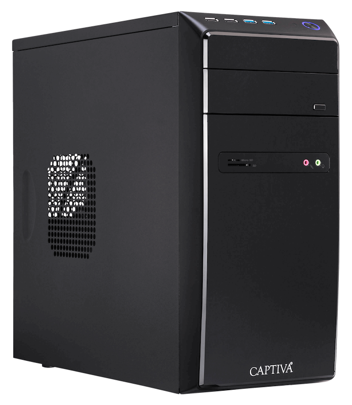 Captiva Power Starter I60-087 i5-10400 Intel® Core™ i5 8 GB DDR4-SDRAM 1240 GB HDD+SSD Windows 10 Home PC Schwarz (60287)