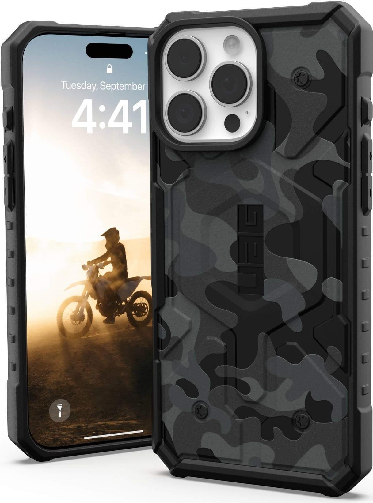 UAG Urban Armor Gear Pathfinder SE MagSafe Case | Apple iPhone 16 Pro Max | midnight camo | 114472114061 (114472114061)