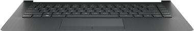 HP L23241-B31 Notebook-Ersatzteil Gehäuse-Unterteil+Tastatur (L23241-B31)