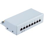 shiverpeaks ®-BASIC-S--cat 5e Patchpanel, geschirmt, 8 Ports (BS75058)