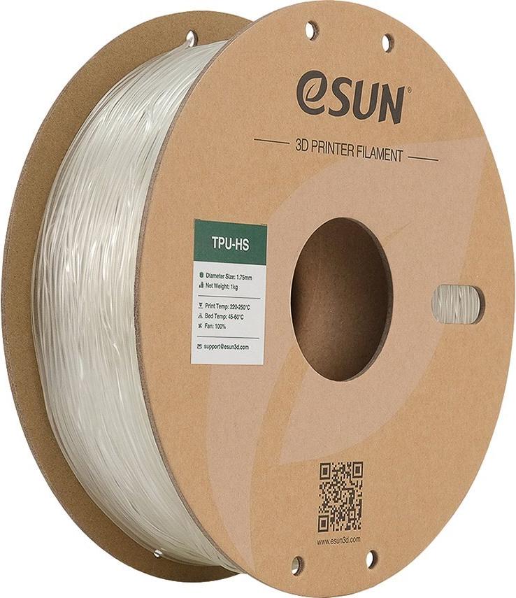 TPU-HIGH SPEED 1,75mm CLEAR 1kg ESUN 3D FILAMENT (TPU-HS175T1P1)