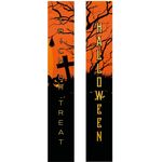 EUROPALMS Halloween Banner, Geisterhaus, 2er-Set, 30x180cm (80164203)