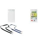 DURABLE Namensschild A6 mit Eurostanzung und Lochung PP 1 Pg. à 20 Stück 852619