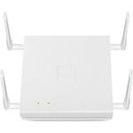 Lancom Dual Radio Wi-Fi 6 (802.11ax) Access Point für bis zu 1,7 Gbit/s, paralleler Betrieb in 2,4 GHz und 5 GHz, 2x2 MU-MIMO, OFMDA, USB, BLE 5.1, 2x1GE (1x PoE 802.3at), WPA3, IEEE 802.1X, Multi-SSID, VLAN, 4x externe Rundstahlantennen, inkl. Netzteil (61887)