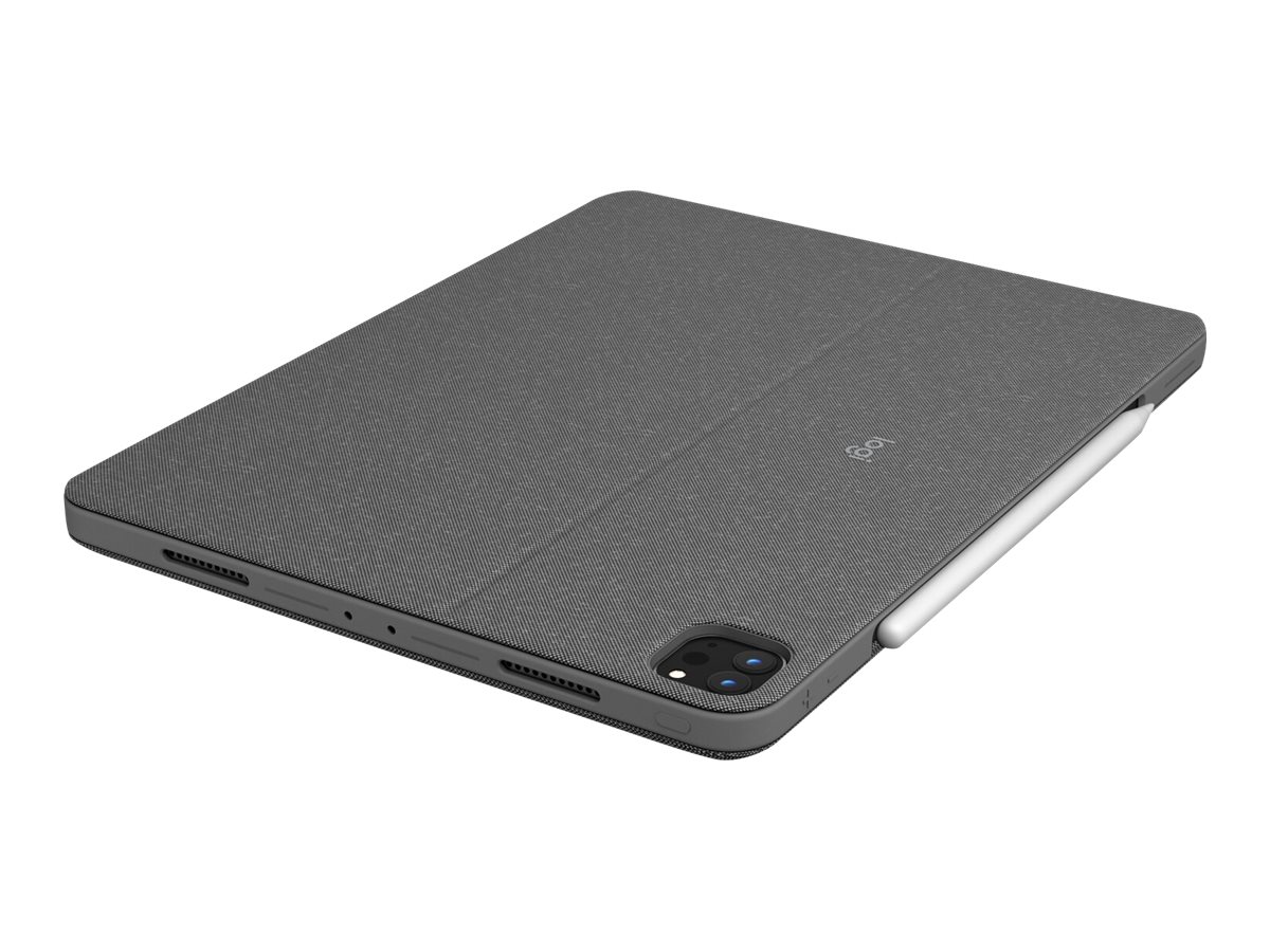 Logitech Combo Touch Tastatur-Case QWERTZ Oxford Gray