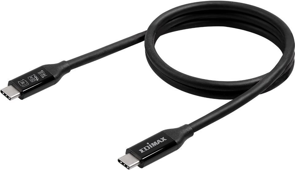 EDIMAX USB4/Thunderbolt3 Cable 40 Gbit/s 0,5m Type C to C (UC4-005TB)