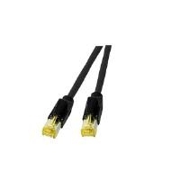 EFB-Elektronik RJ45 Patchkabel Cat.6A S/FTP LSZH Draka UC900 TM31 schwarz 0,5m Hersteller: EFB Elektronik (K8560SW.0,50)