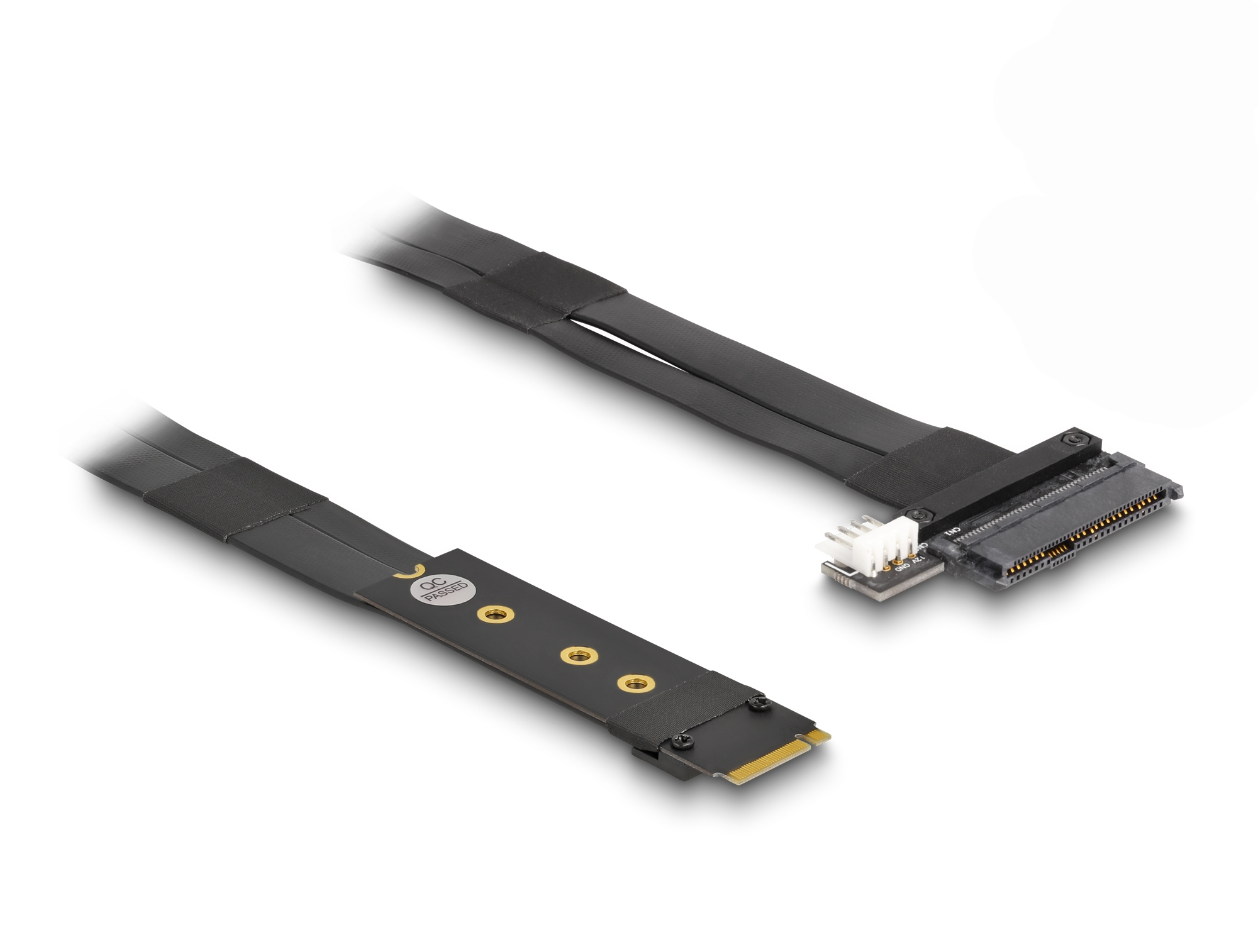 Delock M.2 Key M zu U.2 SFF-8639 NVMe Adapter mit 20 cm Kabel Schwarz