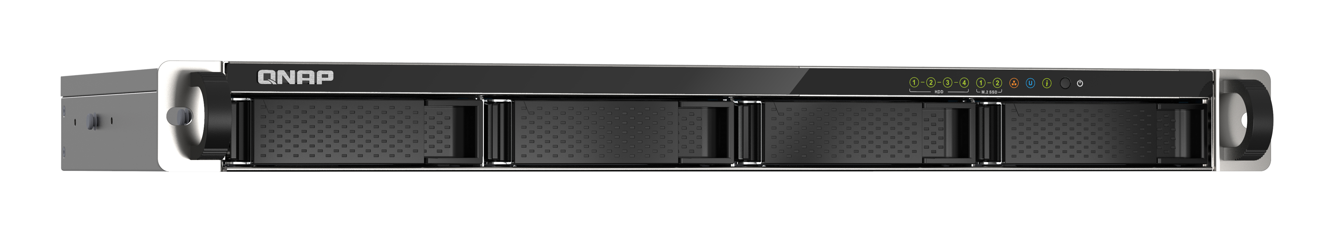 QNAP TS-435XeU - NAS-Server - 4 Schächte - 4 GB RAM - Schwarz