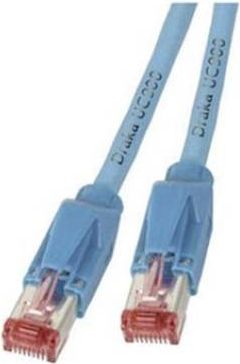 EFB-Elektronik RJ45 Patchkabel Cat.6A S/FTP LSZH Draka UC900 TM21 blau 15m Hersteller: EFB Elektronik (K8054.15)