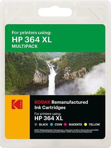 185H036464 KODAK HP DJ3070A (4) CMYK HP364XL /N9J74AE 1 x 18 ml 3 x 11,5ml (185H036464)